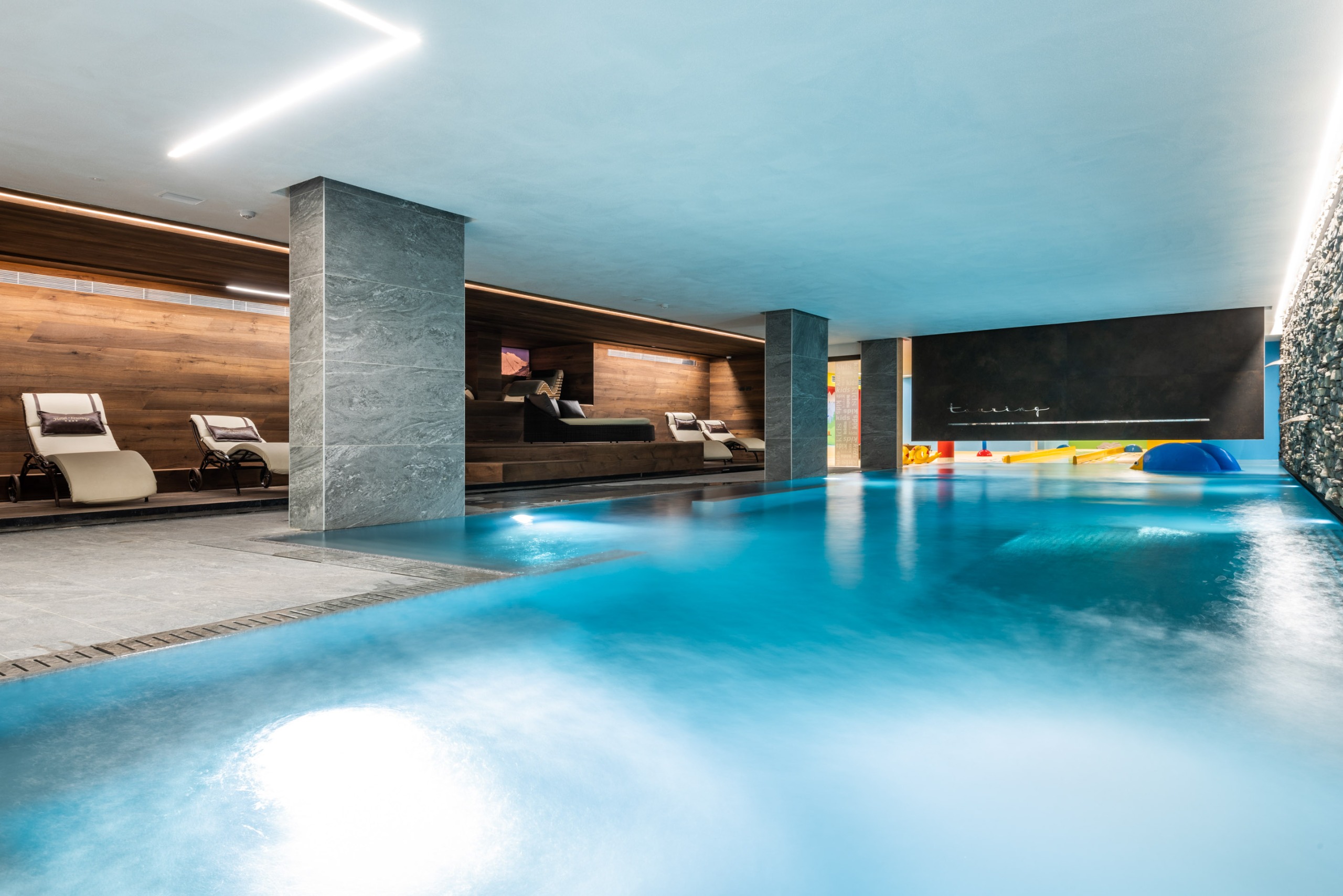 Area benessere della spa